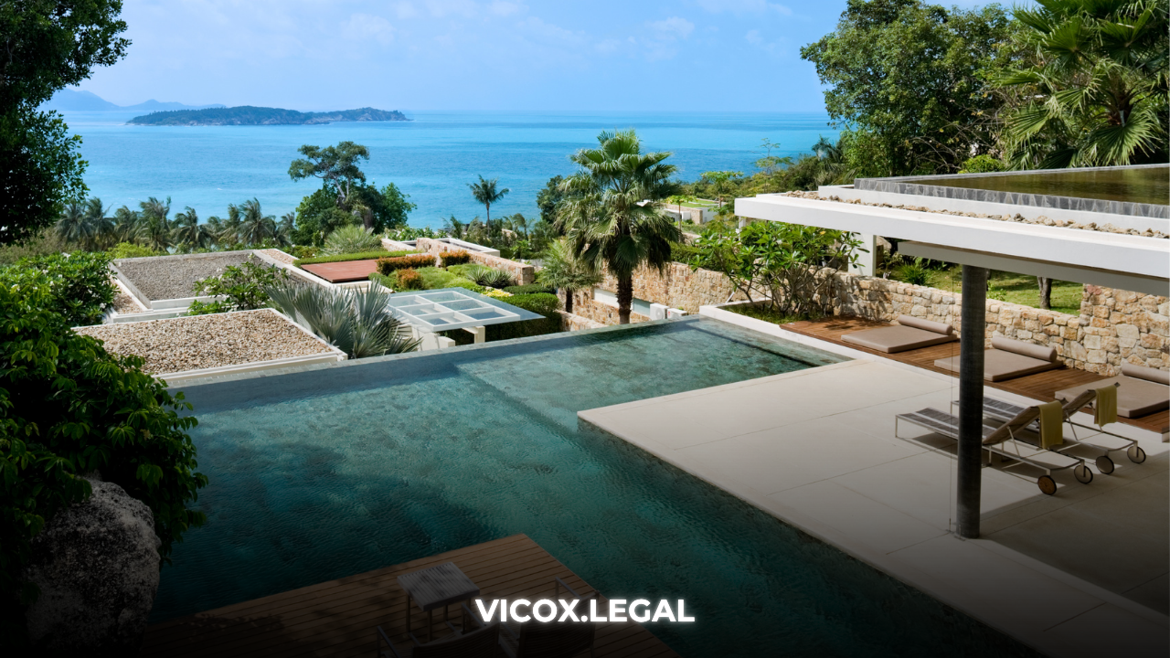 Luxury villa in Spain with sea view, modern pool and tropical garden, ideal property for crypto investors