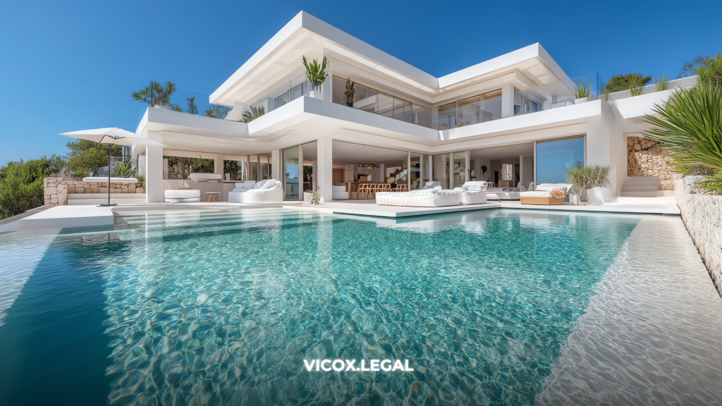Luxury Spanish villa representing the best areas in Spain to buy property with cryptocurrency