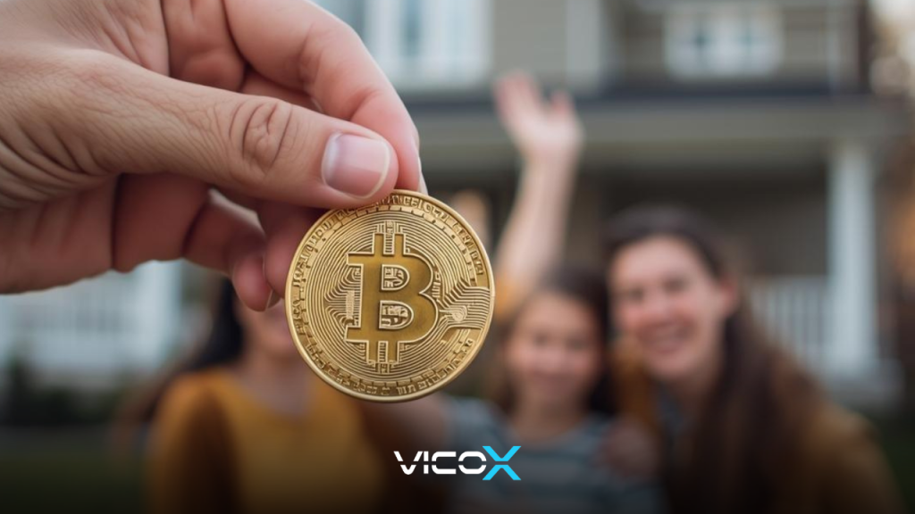 Bitcoin used to buy a house in Spain, representing a legally structured crypto real estate transaction